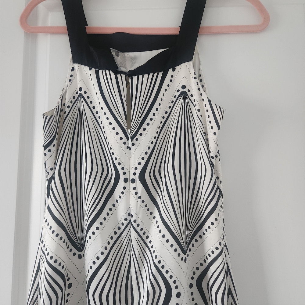 Arden B Black and White Geometric Dress - Picture 7 of 7